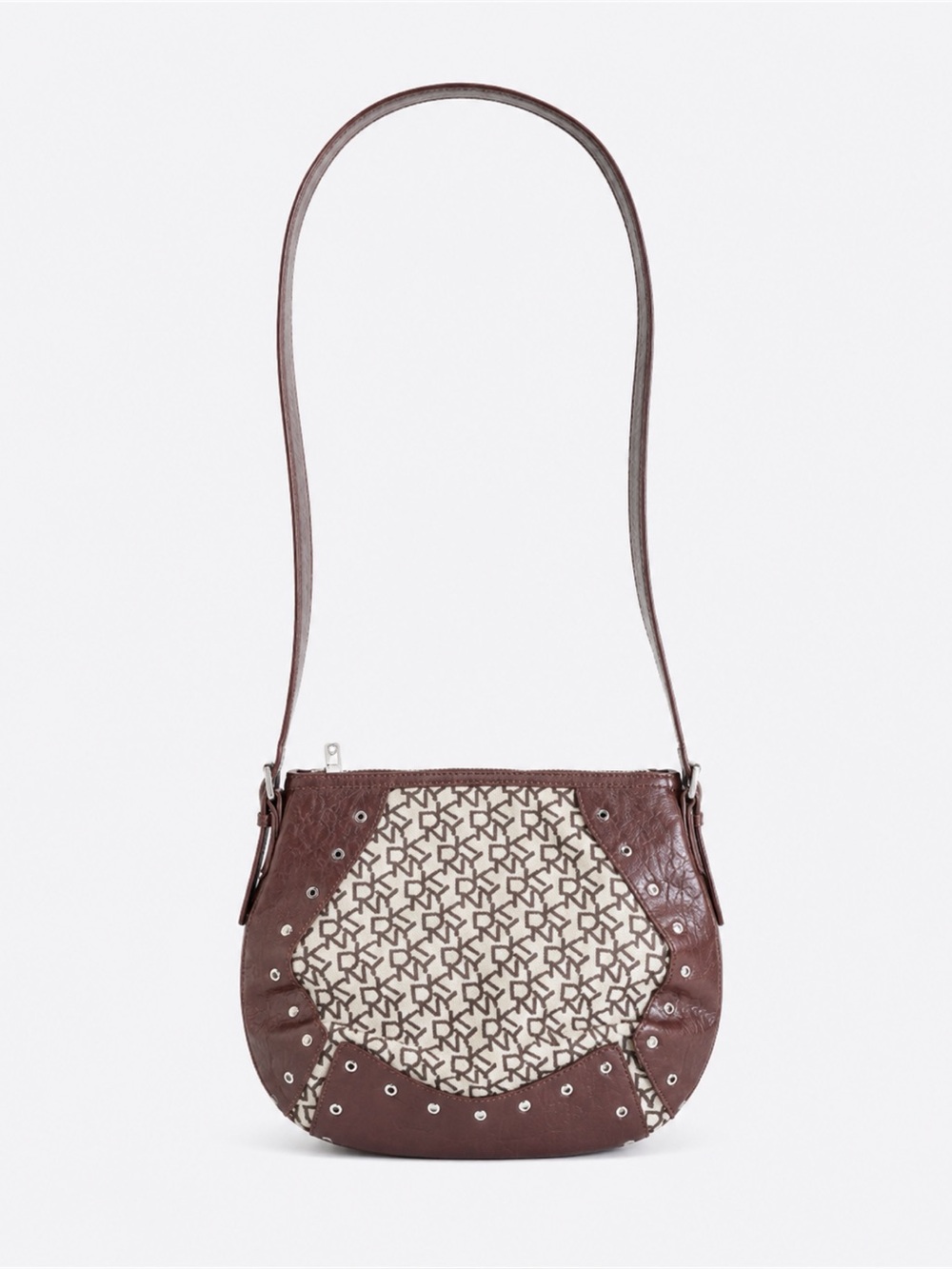 DKNY Print Stud Crossbody Bag